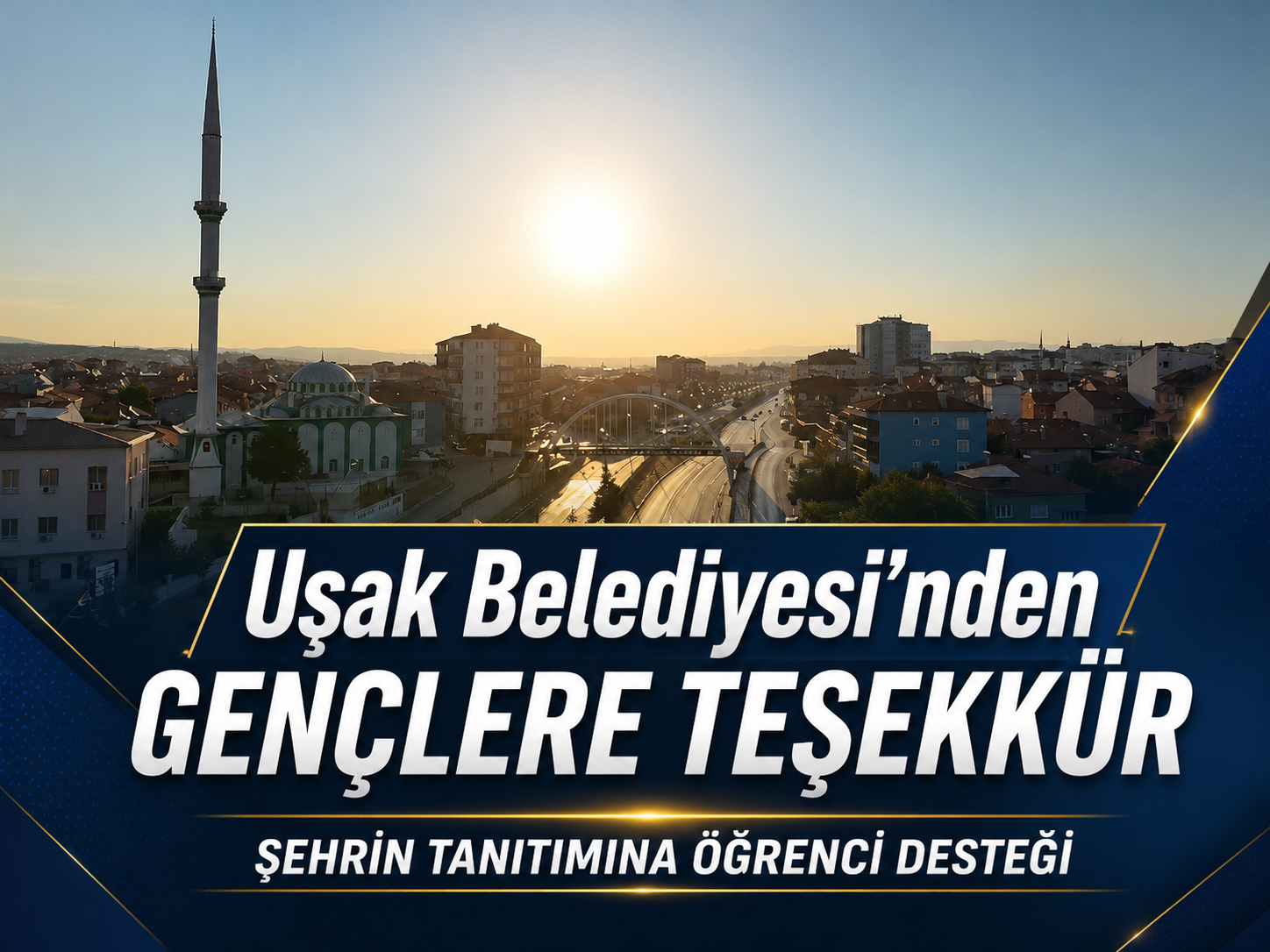 Uşak’ın Tanıtımına Katkı Sunan Öğrencilere Teşekkür